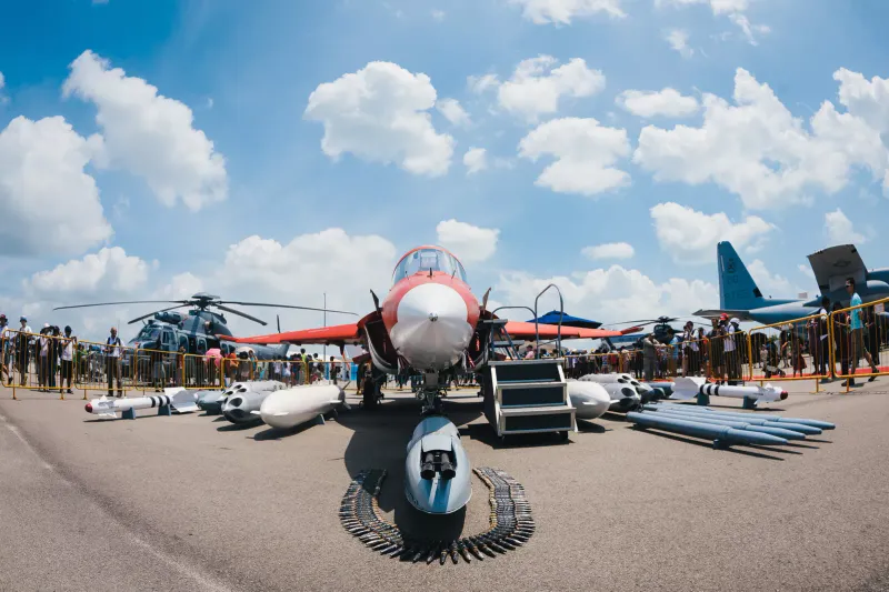 Singapore Airshow 2014 static displays