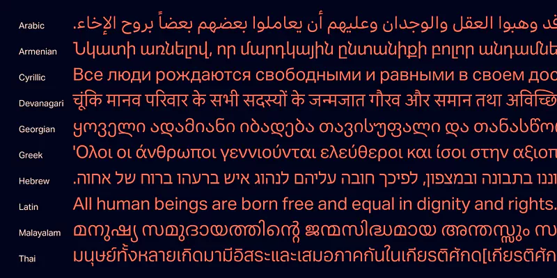 Aktiv Grotesk multi-script support on Adobe Fonts