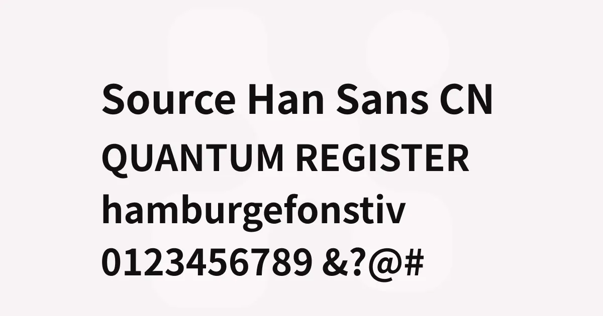 Source Han Sans typeface by Ryoko Nishizuka (Japanese), Sandoll Communications (Korean), Changzhou SinoType (Chinese)